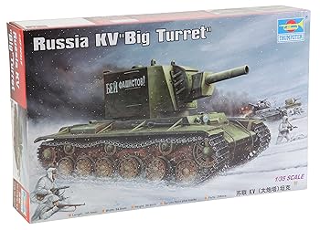 【中古】トランペッター 135 ソビエト軍 KV-2 重戦車 先行量産型 プラモデル