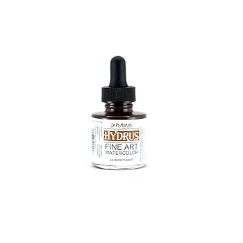 【中古】Dr. Ph. Martin's Hydrus Fine Art Watercolor, 1.0 oz, Burnt Umber 24H