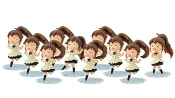 【中古】WORKING!! きゃらめにぃシリーズ 進め!種島ぽぷら軍団セット 2品目&ちっちゃくないよ!!! PVC塗装済み完成品画像
