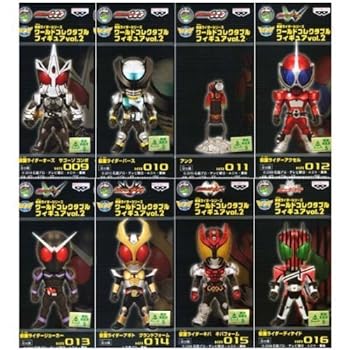 【中古】仮面ライダーシリーズ　ワールドコレクタブルフィギュアvol.2 全８種