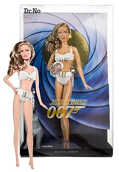 【中古】バービー 007 ドクター・ノオ バービー R4464 黒いこと付け紙