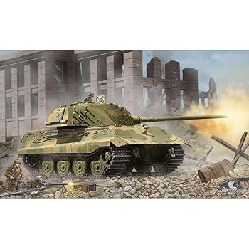 【中古】トランペッター 135 ドイツ軍 E-75重戦車 “ティーガーIIC型\