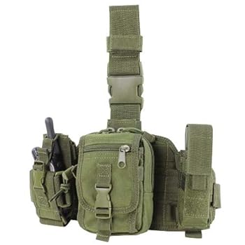 【中古】【39shop】CONDORコンドル★タクティカルギア ユティリティ レッグリグポーチセット　 MA25　OD（良い）｜ドリエム店