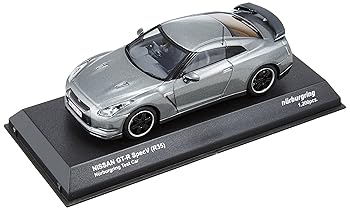 【中古】京商オリジナル 143 ニッサン GT-R スペックV ニュルブルックリンク テストカー 完成品