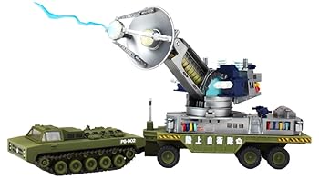 【中古】特撮リボルテック015 フランケンシュタインの怪獣 サンダ対ガイラ メーサー殺獣光線車 ノンスケール ABS&PVC製 塗装済み アクションフィギュア画像