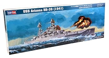 【中古】ホビーボス 1350 艦船シリーズ アメリカ戦艦アリゾナBB-39 プラモデル