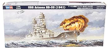 【中古】ホビーボス 1700 艦船シリーズ アメリカ戦艦アリゾナBB-39 プラモデル