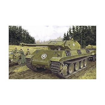 【中古】【39shop】グリーンボックス★135 WW.II ドイツ軍 M10パンター偽装戦車 グライフ作戦 1944 プラモデル（非常に良い）｜ドリエム店