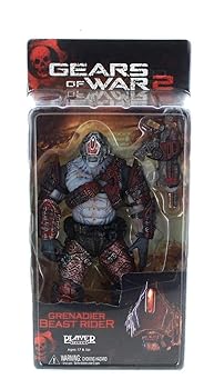 【中古】プレイヤーセレクトギアーズ・オブ・ウォー アクションフィギュア シリーズ5ローカスト・グレネーディア ビースト・ライダー