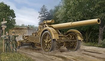 【中古】トランペッター 135 ドイツ軍 21cm重榴弾砲 ブルムベア プラモデル