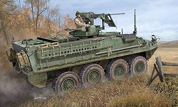 【中古】トランペッター 135 アメリカ軍 M1131 ストライカー観測車 プラモデル