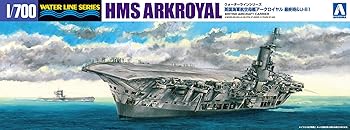 【中古】【39shop】青島文化教材社★1700 ウォーターラインシリーズ イギリス海軍 航空母艦 アークロイヤル最終時&U81 プラモデル(非常に良い)|ドリエム店