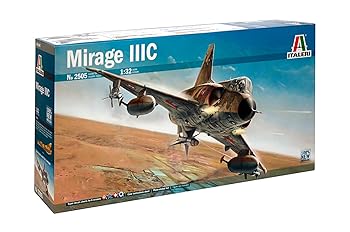【中古】タミヤ イタレリ 132 飛行機シリーズ No.2505 Mirage IIIC 37505 プラモデル