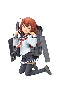 【中古】コトブキヤ 艦隊これくしょん -艦これ- 雷 -アニメver.- 18スケール PVC製 塗装済み完成品フィギュア