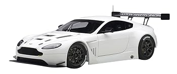 【中古】【39shop】AUTOart★118 アストンマーチン V12 ヴァンテージ GT3 2013 ホワイト 完成品（良い）｜ドリエム店