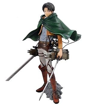 【中古】MASTER STARS PIECE THE LEVI リヴァイ 高さ20cm+立体機動装置 高さ18cm ver.MSP 全2種フルコンプセット 進撃の巨人 フィギュア
