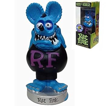 【中古】FUNKO Wacky Wobbler RAT FINK ブルー ラットフィンク ボビングヘッド 首振り人形 フィギュア