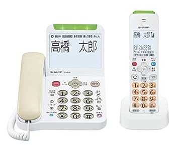 【中古】【39shop】シャープ★デジタルコードレス電話機子機1台タイプ KuaL ホワイト系 JDAE90CL(良い)|ドリエム店
