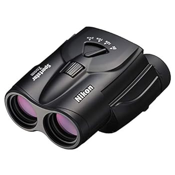 【中古】【39shop】Nikon★ズーム双眼鏡 スポーツスターズーム 8-24x25 ポロプリズム式 8-24倍25口径 ブラック Sportstar Zoom SPZ8-24X25BK ライブ コンサート スポ(非常に良い)|ドリエム店