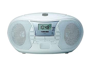 【中古】【39shop】TOSHIBA★東芝 CD-R,CD-RW再生 ワイドFM CDラジオ TY-C11 W ホワイト（良い）｜ドリエム店