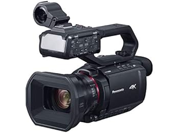 【中古】パナソニックPanasonic 4K テレビカメラ X2000 SDダブル拡張スロット 光学24倍望遠レンズ 手持ち部分社会的単位 黒いこと HC-X2000-K