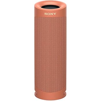 【中古】ソニー ワイヤレスポータブルスピーカー SRS-XB23 : 雨合羽防塵防錆BluetoothPC金棒引きにも 2台つなげてステレオ有りの実能力のある 重低音部模範例マイクロホン