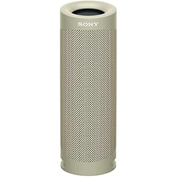 【中古】ソニーSONY ワイヤレスポータブルスピーカー SRS-XB23 : 雨合羽防塵防錆BluetoothPC金棒引きにも 2台つなげてステレオありの実能力のある 重低音部青写真マイ