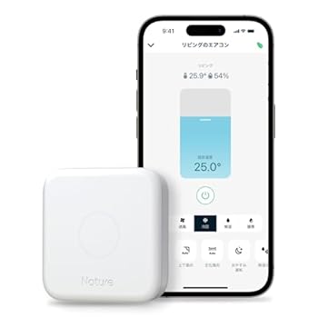 【中古】Nature Remo 3 ネイチャーリモ かっこ良い遠隔操作 温湿度照明人感検知器積み上げる かっこ良い鍵を掛ける相応う アレクサGoogle HomeSiri相応う Remo-1W3