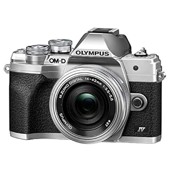 【中古】【39shop】OM★SYSTEM OLYMPUS E-M10 Mark IV シルバー マイクロ フォーサーズ システムカメラ M.Zuiko Digital ED 14-42mm F3.5-5.6 EZキット 20MP センサ(非常に良い)|ドリエム店