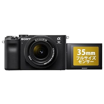 【中古】SONYソニー フルサイズ 鏡鑑受け答え一眼写真器 α7C ズームレンズキットレンズ:SEL2860 黒いこと ILCE-7CL B ミラーレス一眼カメラ-TV・オーディオ・カメラ-デジタルカメラ
