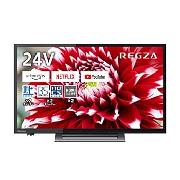 【中古】REGZA 24V型 液晶テレビ レグザ 24V34 ハイビジョン 外付けHDD 裏番組録画 ネット動画対応 2020年モデル