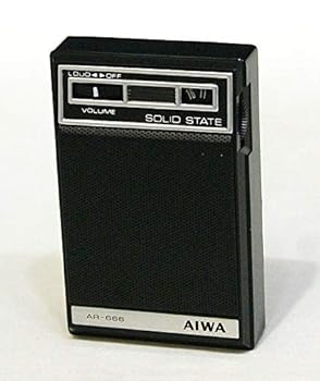 【中古】AIWA アイワ AR-666 Black 6石AMポケッタブルラジオ ビンテージ ヴィンテージ レトロ アンティーク