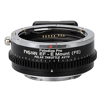 【中古】Vizelex Polar Throttle Smart Lens Adapter Compatible with Canon EOS EF Lenses to Sony E-Mount Cameras - By Fotodiox Pro