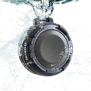 【中古】KYOHAYA Bluetooth 金棒引き アウトドア 雨合羽 IPX8 風呂 吸盤 重低音部 大音の大きさ 車 小型 パウダーコンパクト 携帯型 マイクロホン 5W最終生産物 カラビナ 吸盤マウ