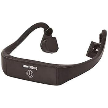 【中古】【39shop】骨伝導ワイヤレスヘッドホン★CODEO黒 CDO-00001-SNGL(非常に良い)|ドリエム店