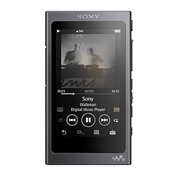 【中古】ソニー ウォークマン Aシリーズ 64GB NW-A47 : BluetoothmicroSDハイレゾ対応 最大39時間連続再生 2017年モデル グレイッシュブラック NW-A47 B