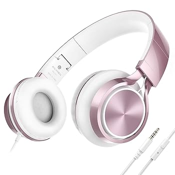 【中古】AILIHEN 赤ちゃん用尖端電話機 女子高生用 有線オンイヤーヘッドセット マイクロホン Chromebook 万覚え帳マイコン 電子計算機用 折りたたみ式 合わせる可