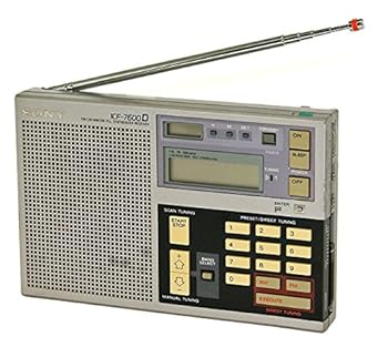 【中古】【39shop】SONY★ソニー ICF-7600D FMLWMWSW PLL SYNTHESIZED RECEIVER(良い)|ドリエム店