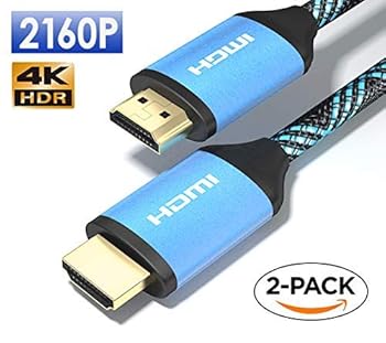 【中古】4K HDMI有線テレビ 6フート 2容器に並べる HDMI 2.0 弾丸道路有線テレビ ウルトラHDR 1080p 18Gbps 2.0b HDMI - HDMI