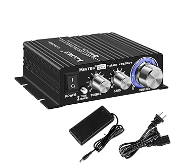 【中古】Kinter K2020A+ 制限事項版 目あたらしい トリ通行手形 TA2020-020 Class-T Hi-Fi オーディオ ミニアンプリファイアー 12V 5Aワット数 黒いこと TV・オーディオ・カメラ-その他