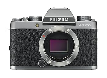 【中古】FUJIFILM 銀鏡受け答え一眼 X-T100うす暗いしろがね色 X-T100-DS