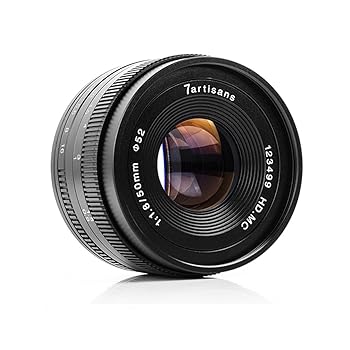 【中古】7artisans 50mm F1.8 APS-C マニュアル固定レンズ E マウントミラーレスカメラ対応 A6500 A6300 A6000 A5100 A5000 NEX-3 NEX-3N NEX-3R NEX-C3