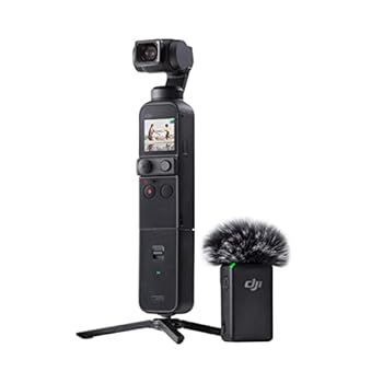 【中古】DJI Pocket 2 Creatorジャズバンド 3軸ジンバル 安定器 4K写真器、11.7inCMOS 64MP活動写真 人間の顔 トラッキング YouTubeVlog用映像映画化 And