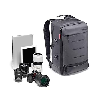 【中古】マンフロットManfrotto Manhattan ムーバー30 うしろ側容器に並べる 黒いこと 13L レインカバー MB MN-BP-MV-30
