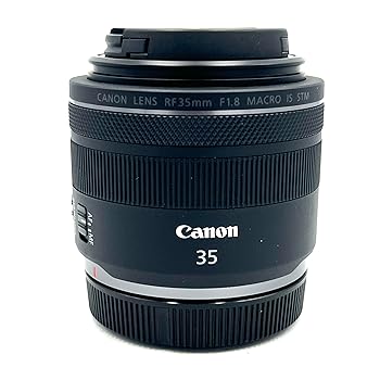 【中古】【39shop】Canon★RF35mm F1.8 IS Macro STM レンズ、ブラック(非常に良い)|ドリエム店