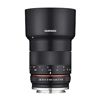 【中古】【39shop】SAMYANG★単焦点中望遠レンズ 85mm F1.8 ED UMC CS キヤノン EOS M用（良い）｜ドリエム店