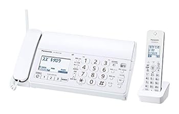 【中古】パナソニック デジタルコードレス普通紙ファクス子機1台 KX-PD215DL-W
