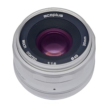【中古】【39shop】Mcoplus★35mm F1.6 大口径手動プライム固定APS-Cレンズ Sony Eマウントミラーレスカメラ対応（非常に良い）｜ドリエム店