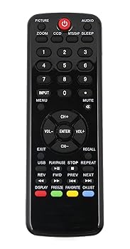 【中古】AULCMEET HTR-D09B リモコン 対応機種: Haier TV TV-5620-135 L32A2120A LE46A2280 LE46F2280 LE50F2280 LE29F2320 LE22D3380 Le24d33800 LE29F2