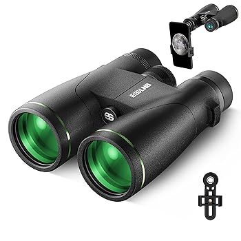 【中古】【39shop】ESSLNB★双眼鏡 大人用 BAK4 ルーフプリズム FMCレンズ 電話マウントキャリーバッグ 防水双眼鏡 バードウォッチング 天文学用 三脚スレッド（非常に良い）｜ドリエム店